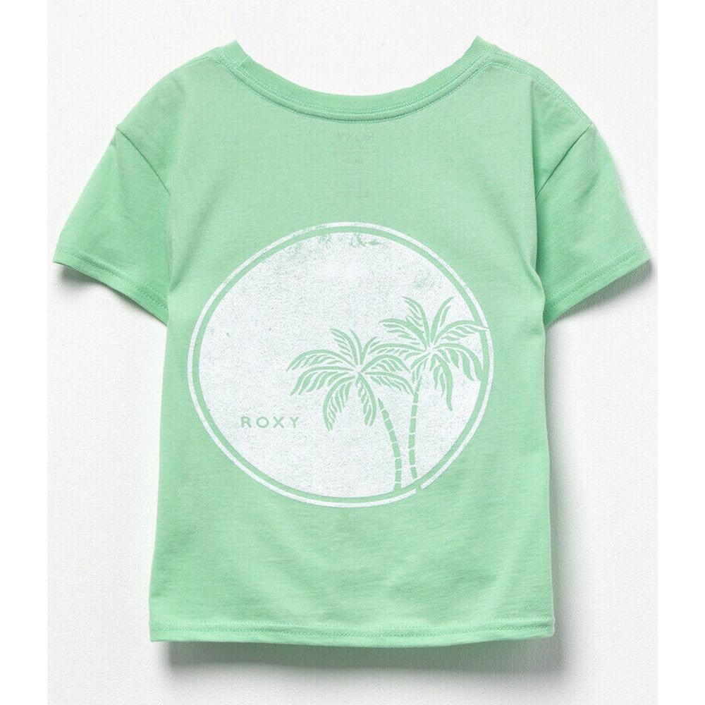 Roxy Girls Kids Youth T-Shirt Twin Palms Boyfriend Fit 4-16 Short Sleeve Tee Top